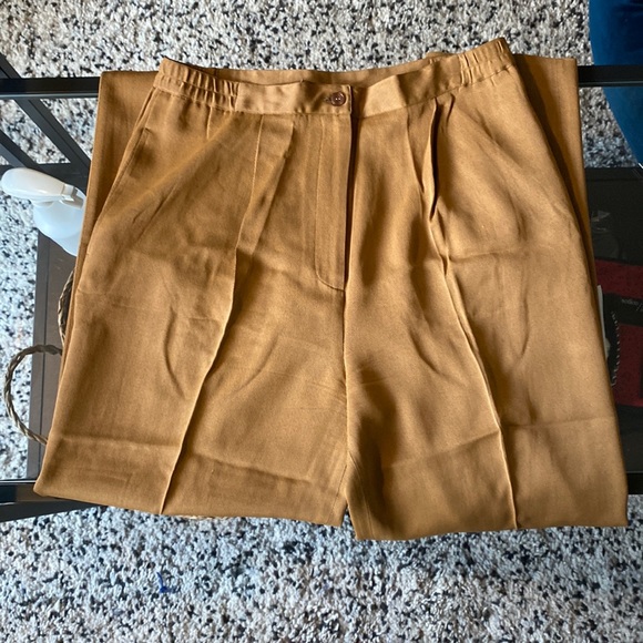 Vintage Suzelle 90s pleated high waist editor style trousers - Picture 2 of 5